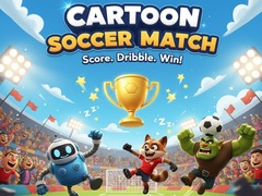 खेल Cartoon Soccer Match