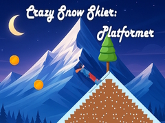 खेल Crazy Snow Skier: Platformer