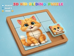 खेल 3D Kid Sliding Puzzle