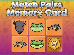 खेल Match Pairs Memory Card