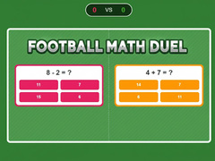 खेल Football Math Duel