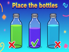 खेल Place the bottles
