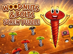खेल Wood Nuts and Bolts Screw Puzzle