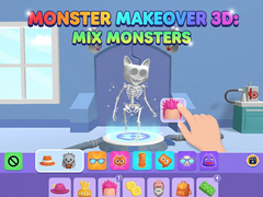 खेल Monster Makeover 3D Mix Monsters