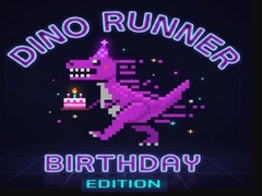 खेल Dino Runner Birthday Edition
