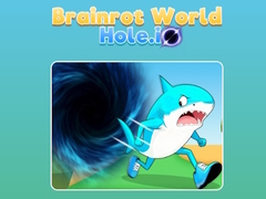 खेल Brainrot World Hole io