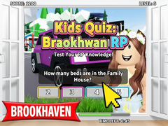 खेल Kids Quiz: Brookhaven RP