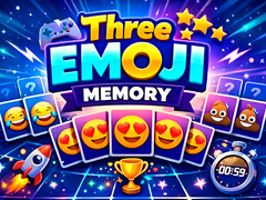 खेल Three Emoji Memory