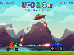 खेल Ufo & Car