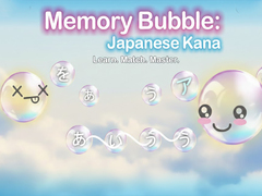 खेल Memory Bubble: Japanese Kana