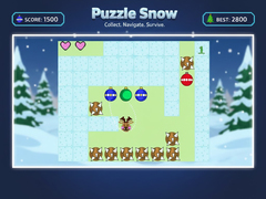 खेल Puzzle Snow