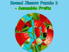 खेल Round jigsaw Puzzle 2 - Assemble Fruits