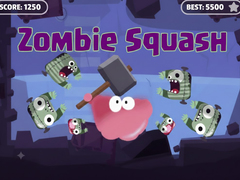 खेल Zombie Squash