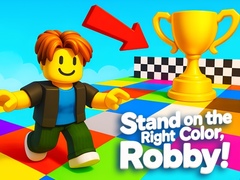 खेल Stand on the Right Color, Robby!
