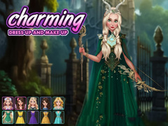 खेल Charming Dress-up and Makeup