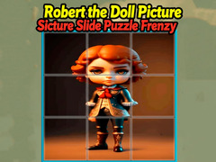 खेल Robert the Doll Picture Slide Puzzle Frenzy