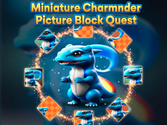 खेल Miniature Charmander Picture Block Quest
