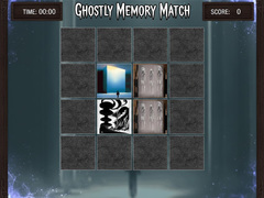 खेल Ghosts Memory Match