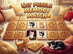 खेल Cat Puzzle Memory Match