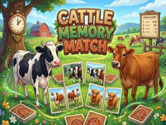 खेल Cattle Memory Match