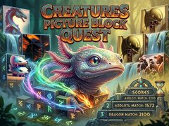 खेल Creatures Picture Block Quest
