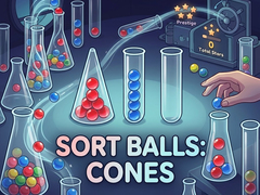 खेल Sort Balls: Cones