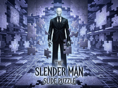खेल The Slender Man Slide puzzle