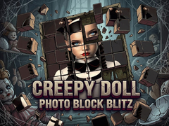 खेल Creepy Doll Photo Block Blitz