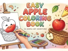 खेल Easy Apple Coloring Book
