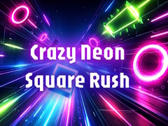 खेल Crazy Neon Square Rush