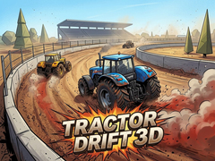 खेल Tractor Drift 3D
