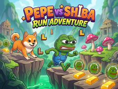 खेल Pepe vs Shiba Run Adventure