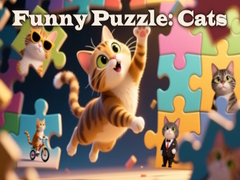 खेल Funny Puzzle: Cats
