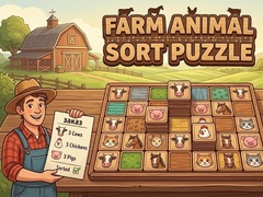 खेल Farm Animal Sort Puzzle