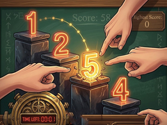 खेल Tap the Biggest Number