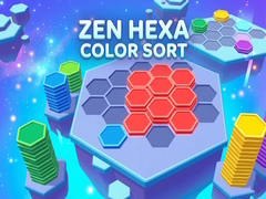 खेल Zen Hexa Color Sort