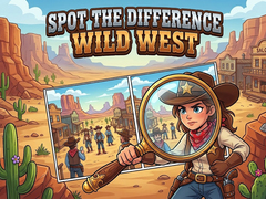 खेल Spot the Difference: Wild West