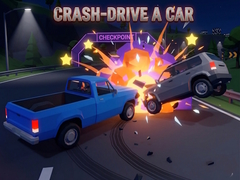 खेल Crash-drive a car
