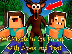 खेल 99 Nights in the Forest with Noob and Pro!