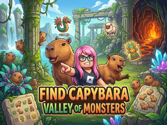 खेल Find Capybara: Valley of Monsters