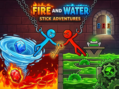 खेल Fire and Water: Stick Adventures