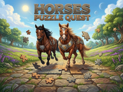 खेल Horses Puzzle Quest
