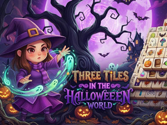 खेल The Three Tiles in the Halloween World