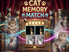 खेल Cat Memory Match
