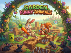 खेल Garden Funny Animals