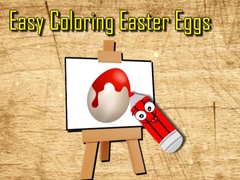 खेल Easy Easter Coloring Eggs