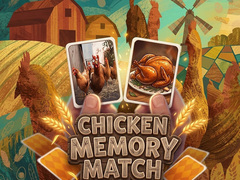 खेल Chicken Memory Match