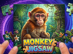 खेल Monkey Jigsaw