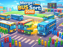 खेल Merge Bus Sort: 2048