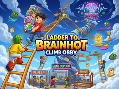 खेल Ladder to Brainhot: Climb Obby